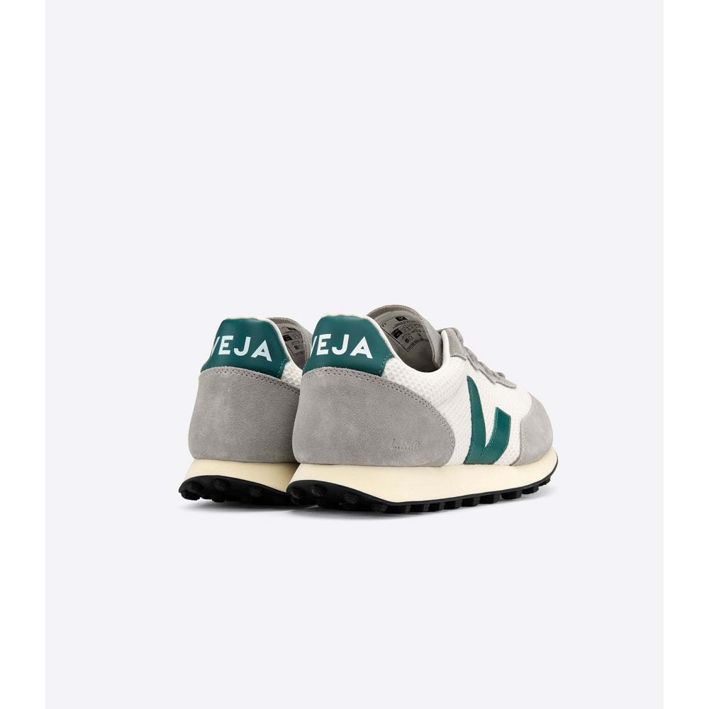 παπουτσια για τρεξιμο γυναικεια Veja RIO BRANCO HEXAMESH Grey/Green | GR 429MQZ